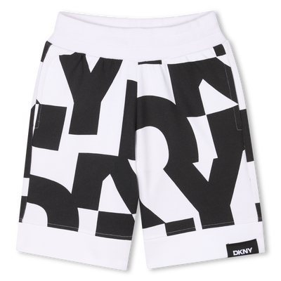 Bermuda in felpa di cotone DKNY UNISEX