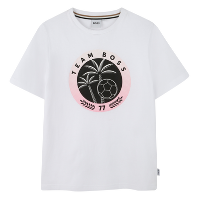 T-shirt maniche corte cotone BOSS RAGAZZO