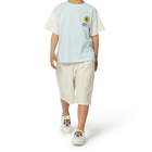 Bermuda tinta unita in cotone KENZO KIDS 
                    RAGAZZO