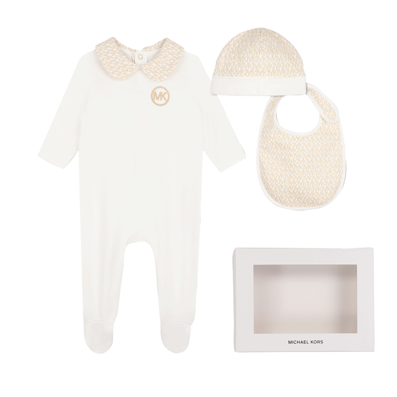 Set pigiama, berretto e bavaglino MICHAEL KORS 
                        BAMBINA