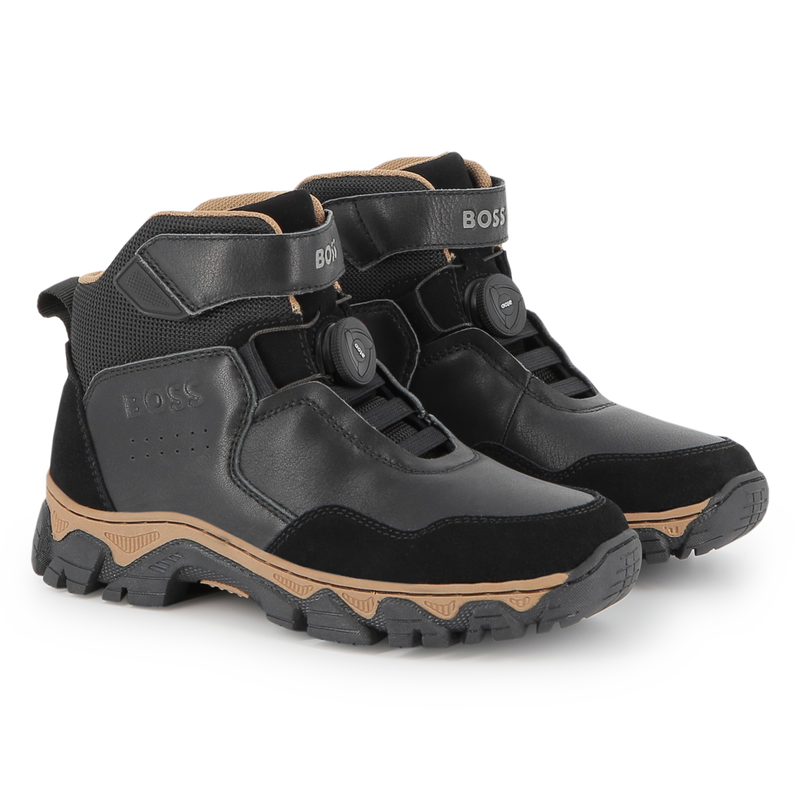 Stivaletto in materiale misto BOSS 
                        RAGAZZO