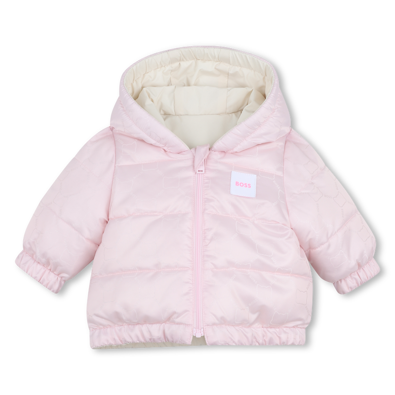 Giubbotto imbottito reversibile BOSS 
                        BAMBINA