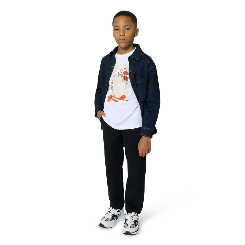 Camicia di jeans BOSS 
                        RAGAZZO