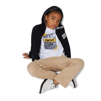 Hooded cardigan DKNY RAGAZZO