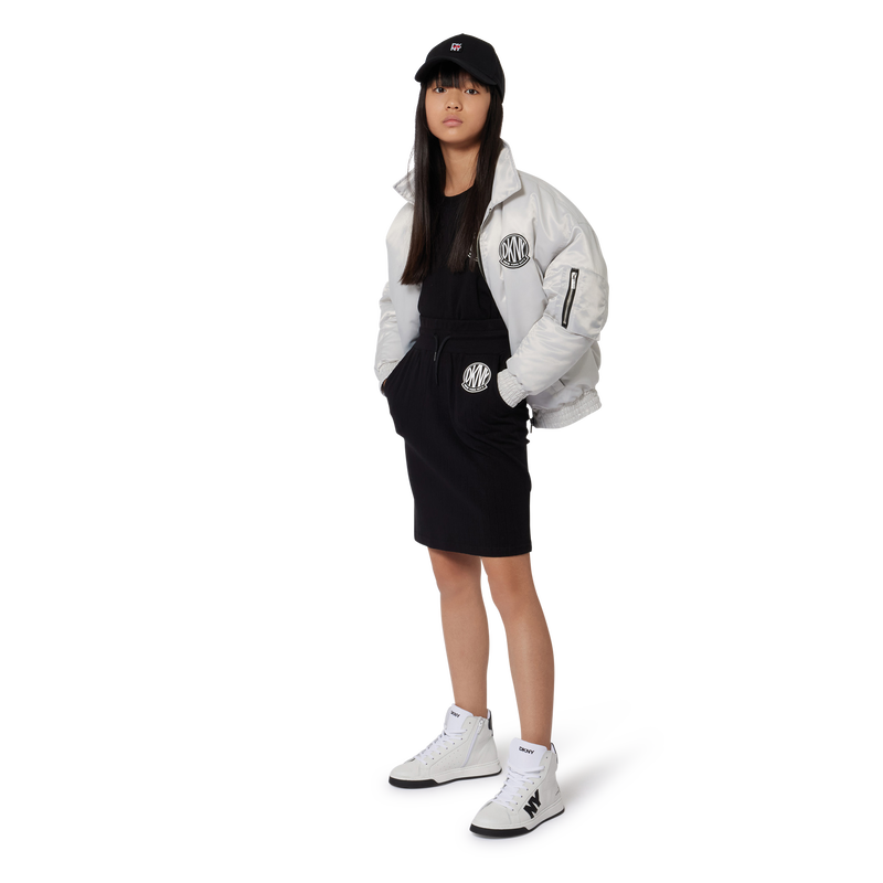 Zip-Up Satin-Finish Jacket DKNY 
                        BAMBINA