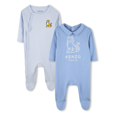 Set 2 pigiami in cotone KENZO KIDS UNISEX