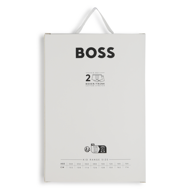 Set di 2 boxer in cotone BOSS 
                        RAGAZZO