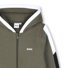 Cardigan con cappuccio BOSS 
                    RAGAZZO
