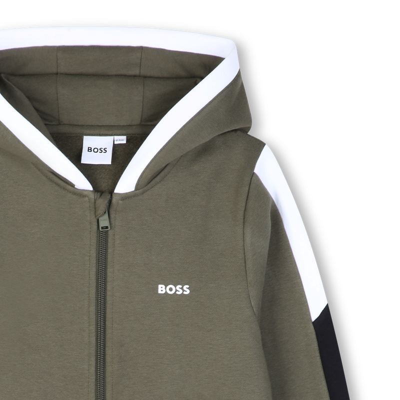 Cardigan con cappuccio BOSS 
                        RAGAZZO