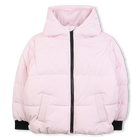 Piumino con cappuccio, ROSA, hi-res