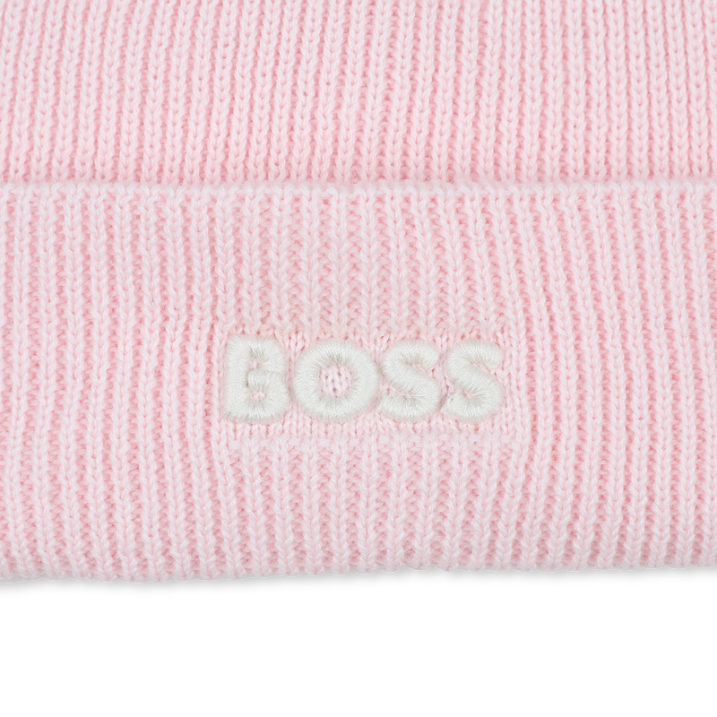 Knitted hat with pompom BOSS 
                        BAMBINA