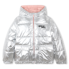 Piumino reversibile in poliestere KENZO KIDS 
                    BAMBINA