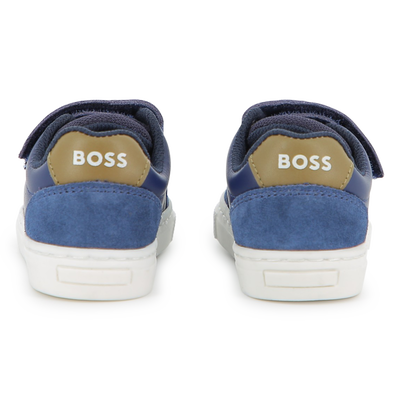 SNEAKERS CON STRISCE A STRAPPO BOSS RAGAZZO