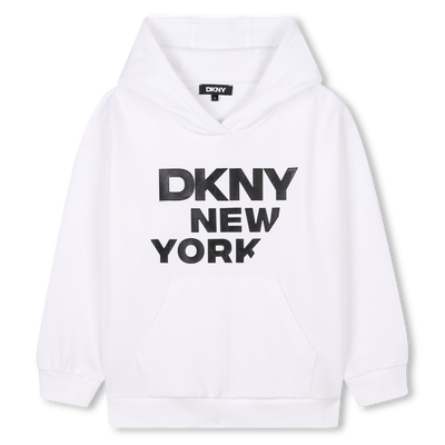 Felpa con stampa in rilievo DKNY UNISEX