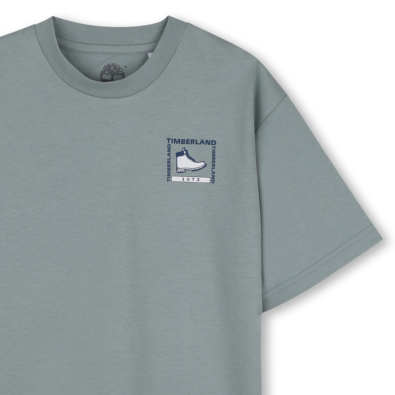 T-SHIRT A MANICHE CORTE TIMBERLAND 
                        RAGAZZO