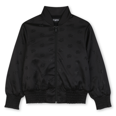 Cardigan in raso KARL LAGERFELD KIDS BAMBINA