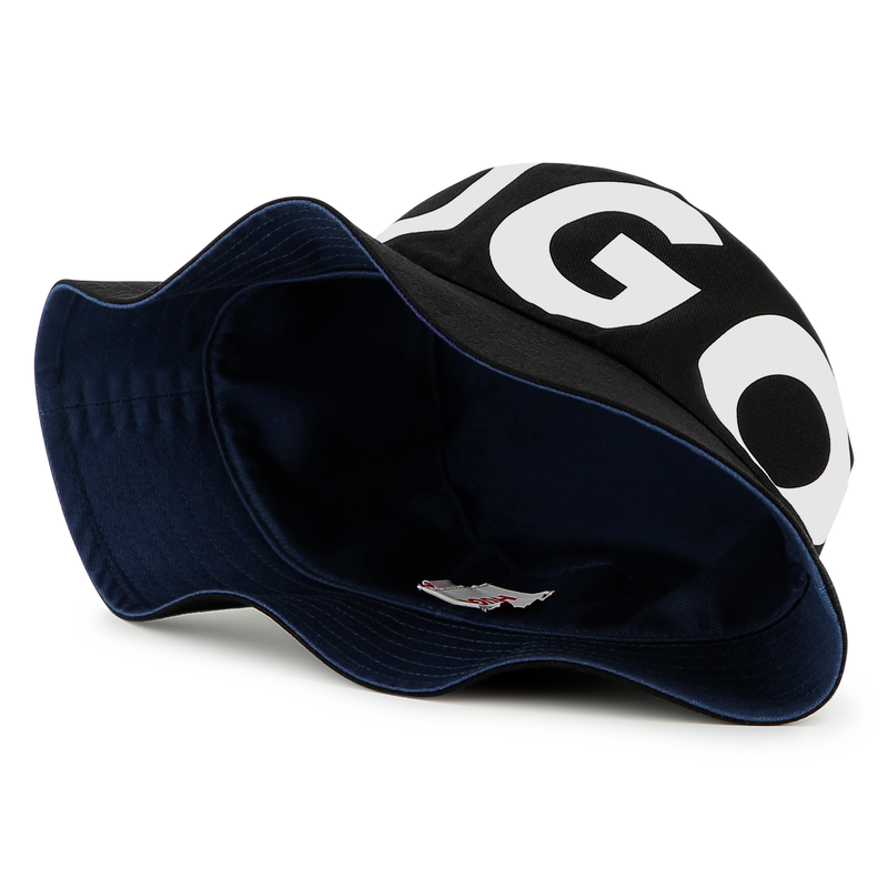 Bob double face twill cotone HUGO 
                        RAGAZZO