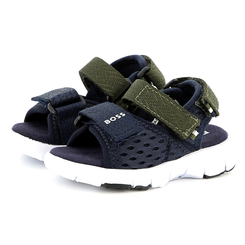 Sandali con scratch BOSS 
                        RAGAZZO