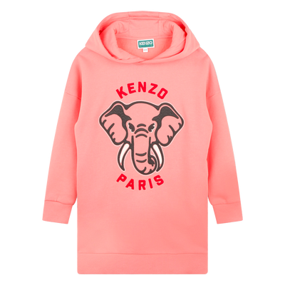 Abito in felpa con cappuccio KENZO KIDS BAMBINA