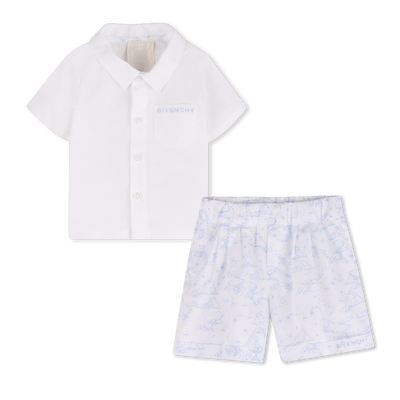 SET CAMICIA E PANTALONCINI GIVENCHY UNISEX