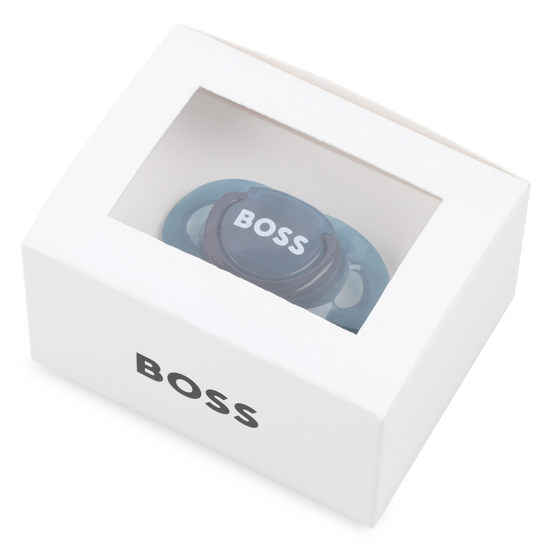 Ciuccio logato in silicone BOSS 
                        UNISEX
