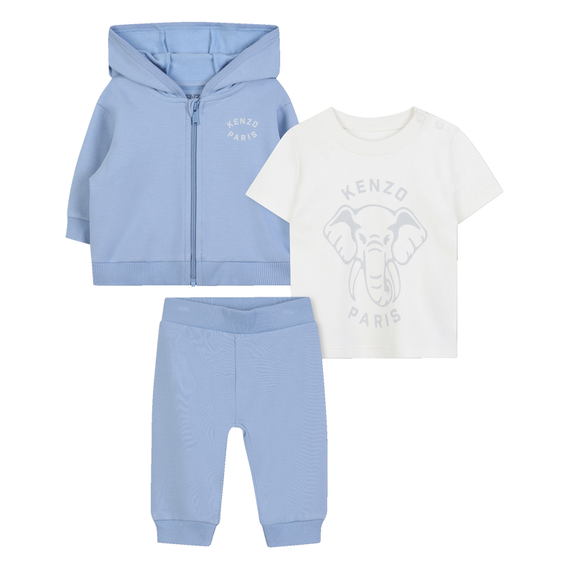 Set t-shirt + cardigan + pantaloni KENZO KIDS 
                        UNISEX