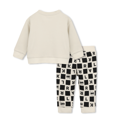 Completo felpa e pantaloni KARL LAGERFELD KIDS RAGAZZO