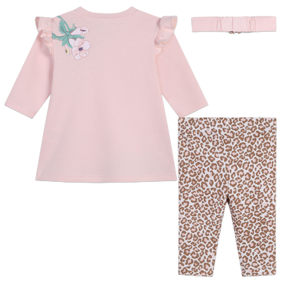 Vestito, leggings e fascetta KENZO KIDS BAMBINA