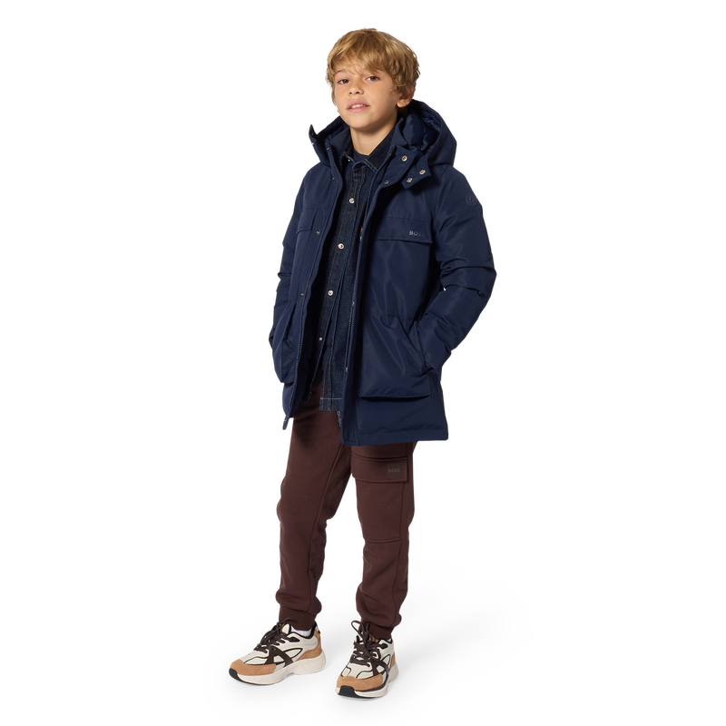 Parka con cappuccio BOSS 
                        RAGAZZO
