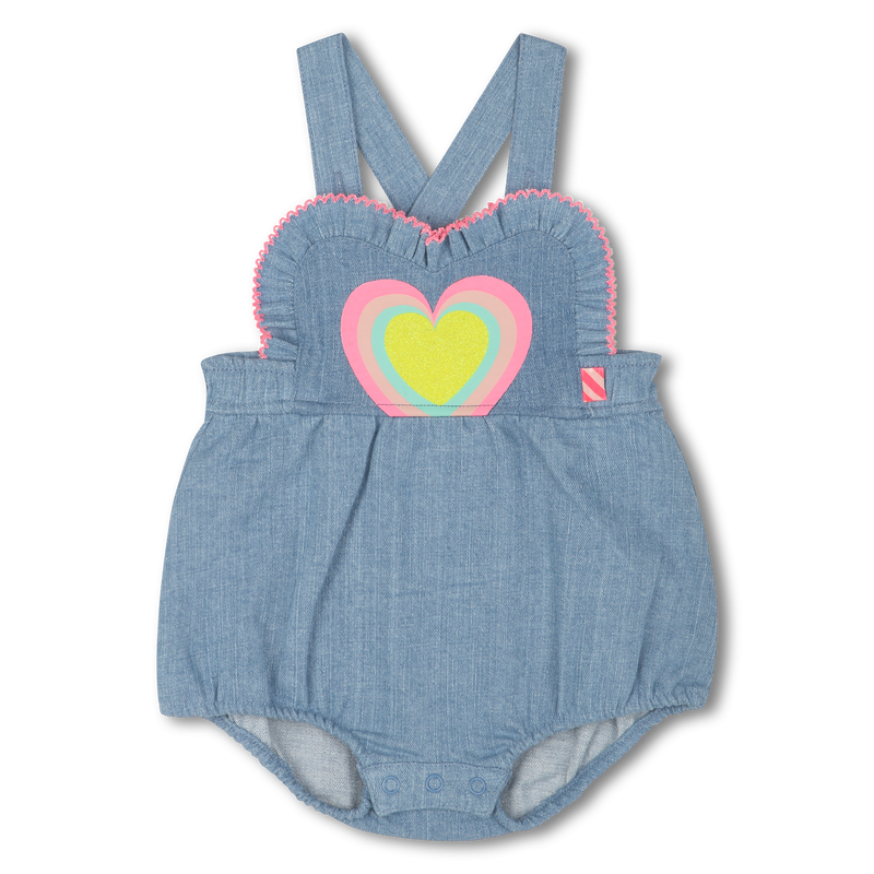 Tuta corta in denim BILLIEBLUSH 
                        BAMBINA