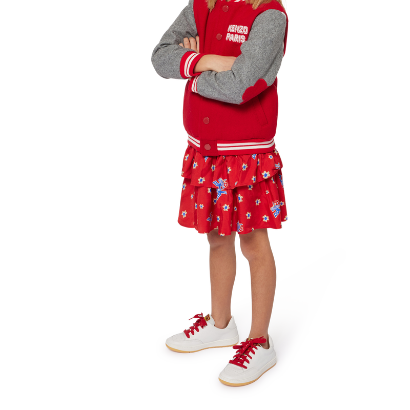 Gonna stampata con volant KENZO KIDS 
                        BAMBINA