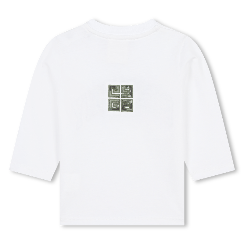Long-Sleeved Cotton T-Shirt GIVENCHY 
                        RAGAZZO