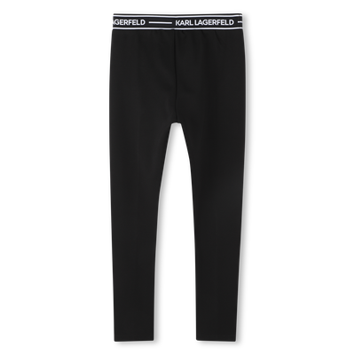 Leggings in jacquard KARL LAGERFELD KIDS BAMBINA