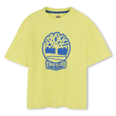 T-shirt bicolore con logo TIMBERLAND RAGAZZO