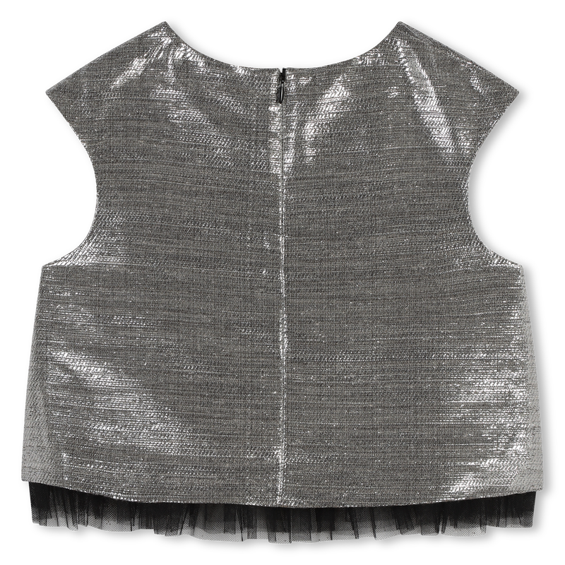 Top senza maniche con zip KARL LAGERFELD KIDS 
                        BAMBINA