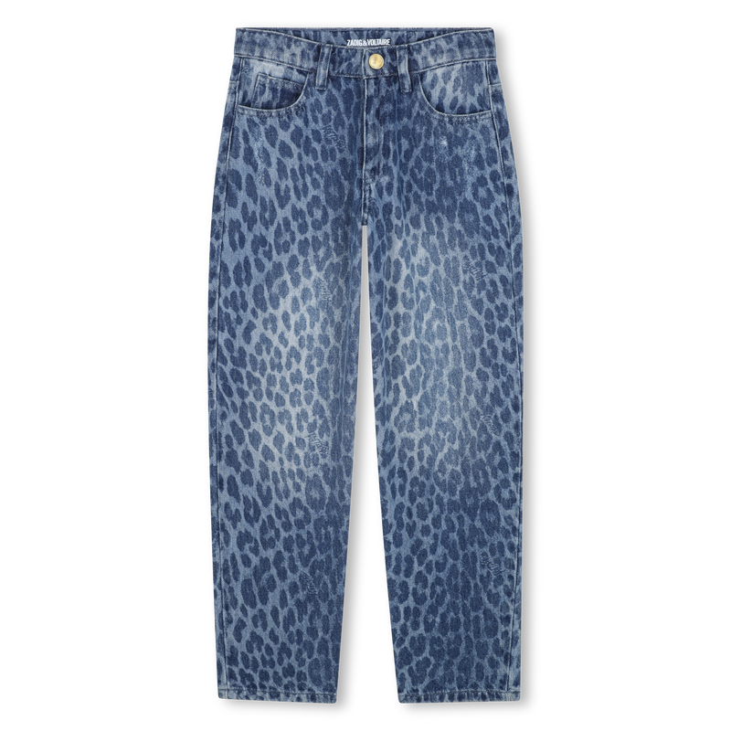 Jeans leopardati ZADIG & VOLTAIRE 
                        BAMBINA