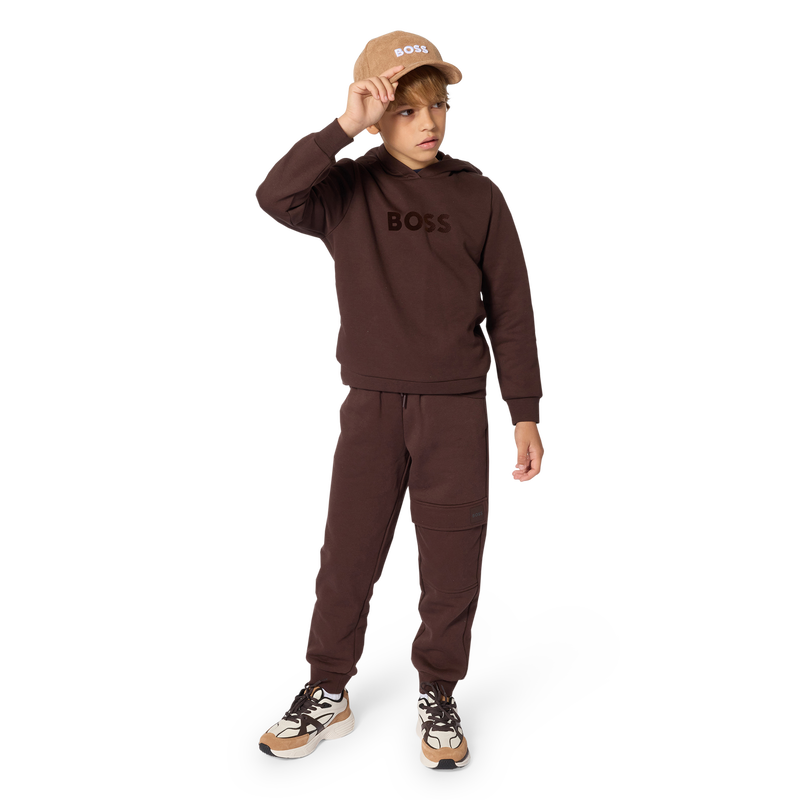 Felpa con cappuccio BOSS 
                        RAGAZZO