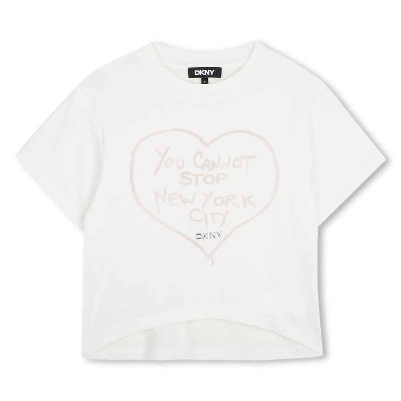 T-shirt a maniche corte DKNY 
                        BAMBINA