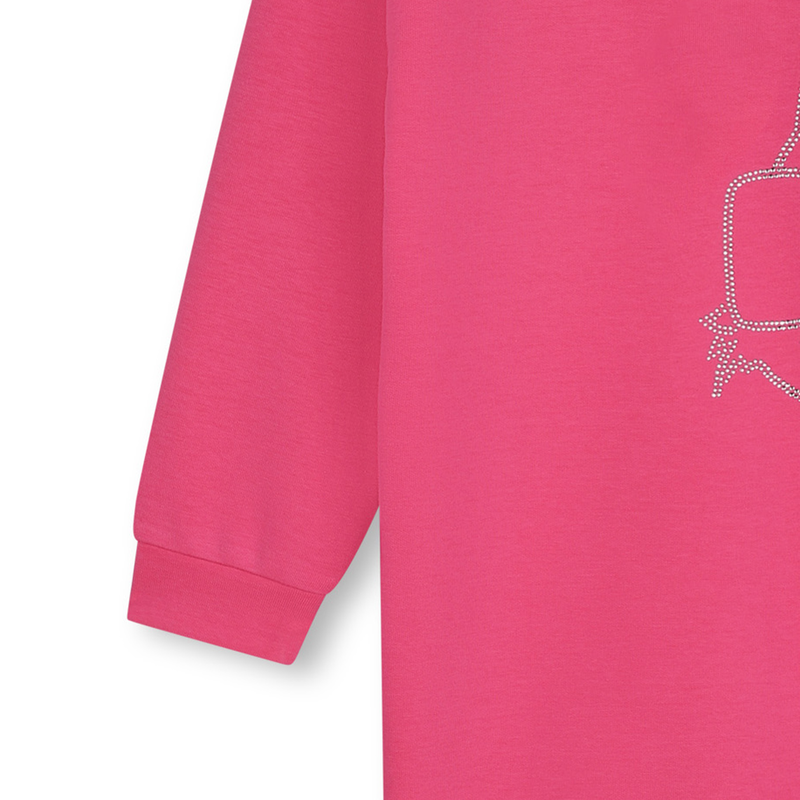 Abito dritto con strass KARL LAGERFELD KIDS 
                        BAMBINA