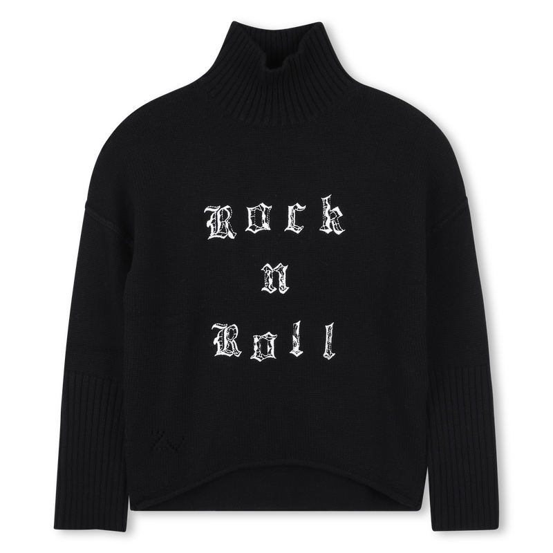 Maglione lavorato a maglia con collo alto ZADIG & VOLTAIRE 
                        BAMBINA