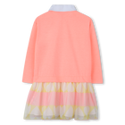 Abito bi-materiale BILLIEBLUSH 
                    BAMBINA