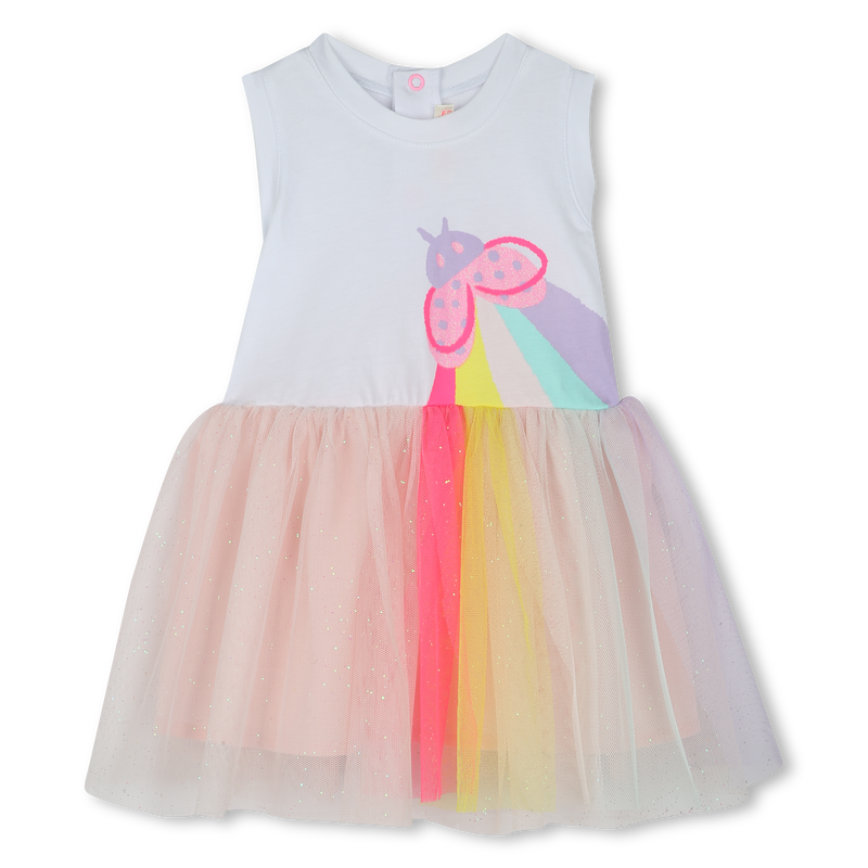 Vestito e coulotte bimateriali BILLIEBLUSH 
                        BAMBINA