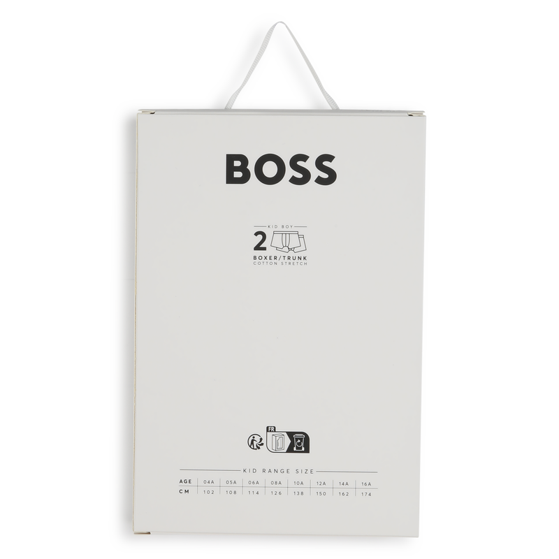 Set di 2 boxer in cotone BOSS 
                        RAGAZZO