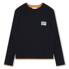 Maglione in cotone, BLU, hi-res