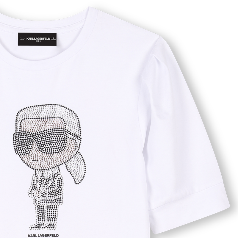 Vestito a maniche corte KARL LAGERFELD KIDS 
                        BAMBINA