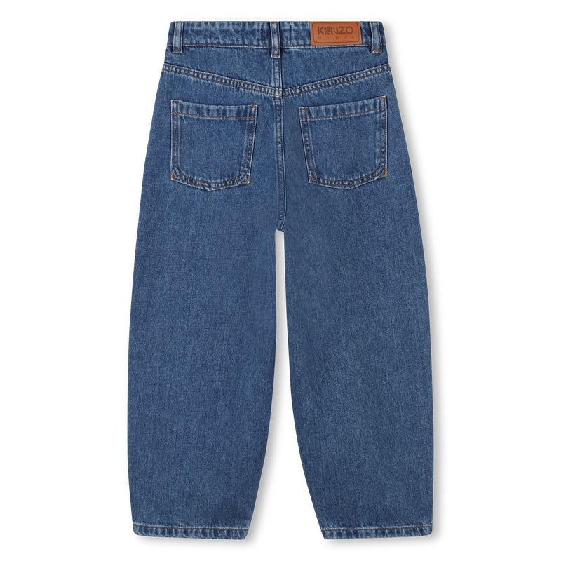 Pantaloni in denim asimmetrici KENZO KIDS 
                        BAMBINA