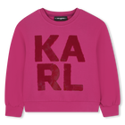 Felpa a maniche lunghe KARL LAGERFELD KIDS 
                    BAMBINA