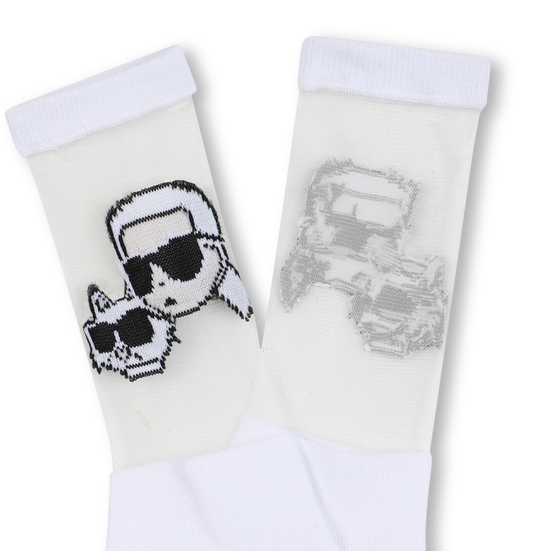 Calzini dal taglio medio KARL LAGERFELD KIDS 
                        BAMBINA