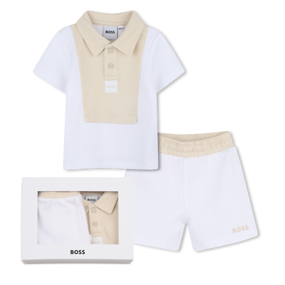 SET POLO + PANTALONCINI BOSS RAGAZZO