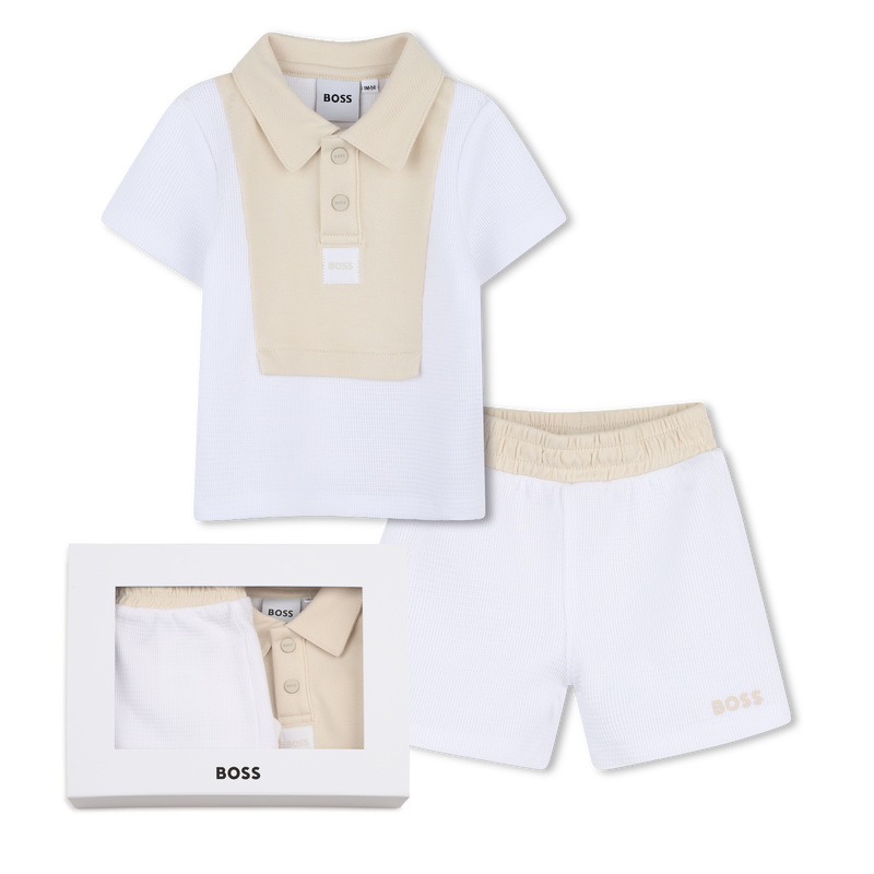 SET POLO + PANTALONCINI BOSS 
                        RAGAZZO